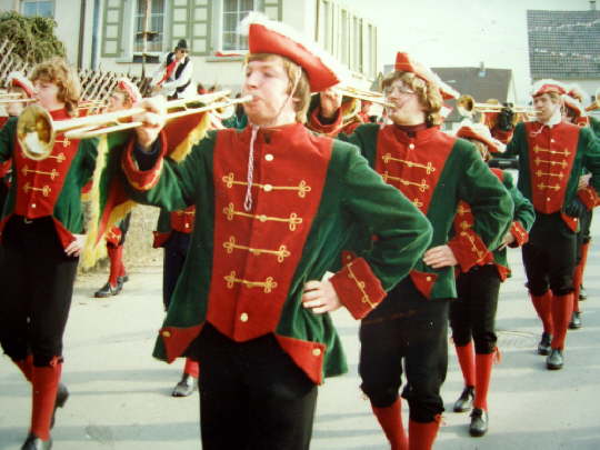 Hausfasnet Obermarchal 02.03.1981